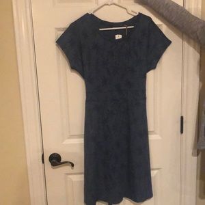 Toad&co blue wrap dress